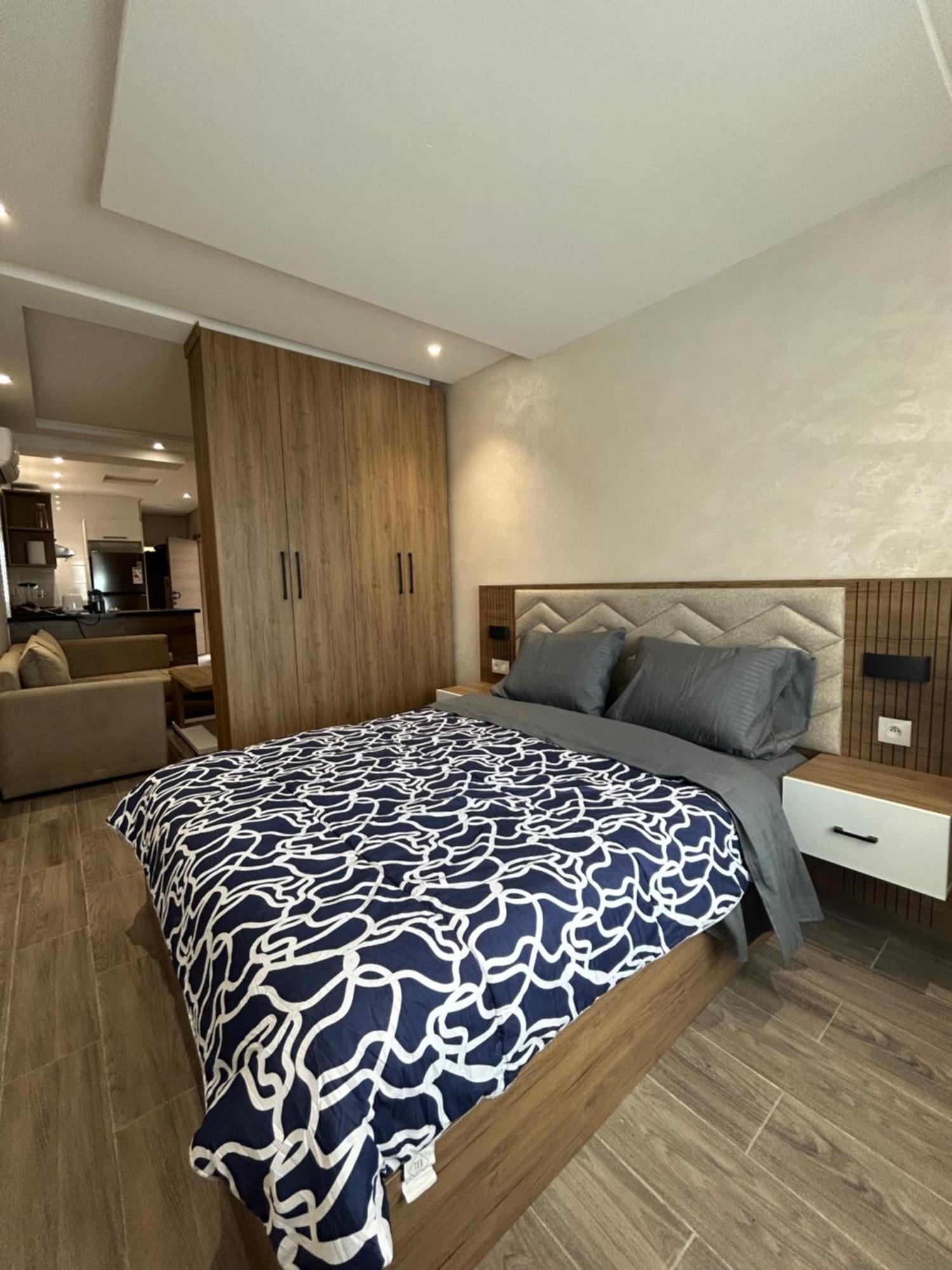 Splendide Studio Haut Standing En Face De La Marina Et A 200 M Du Port De Tanger - 1 Chambre Double Zewnętrze zdjęcie